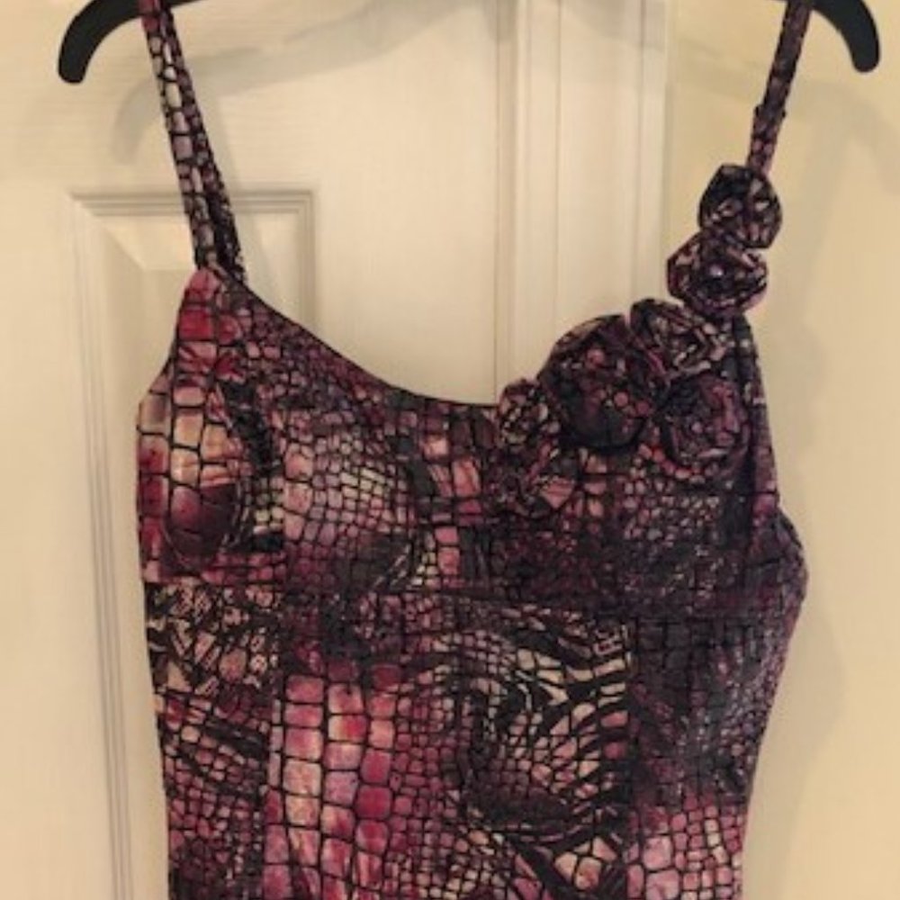 NEW Boston Proper Muse animal print cocktail dress